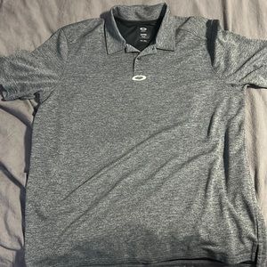 Oakley polo shirt grey size L regular fit EUC